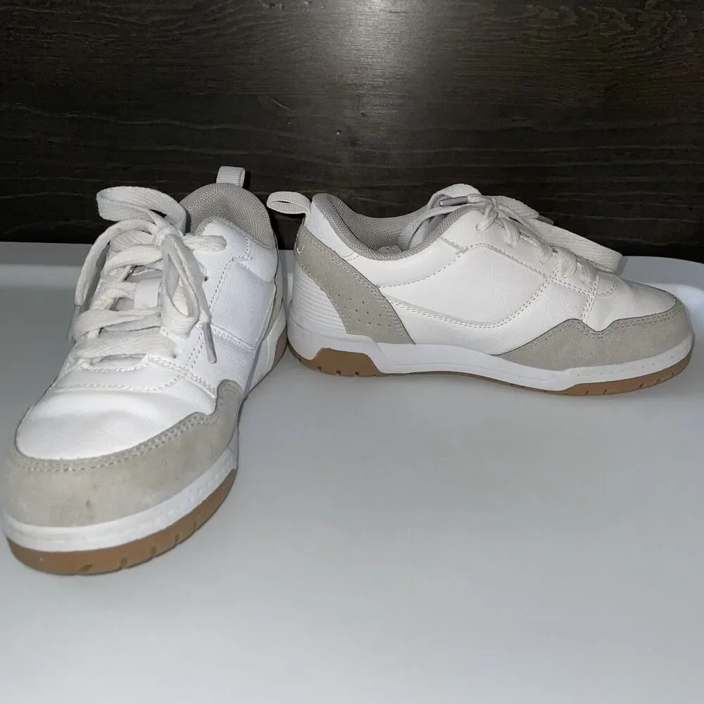 Boys Kids Fubu Half Court White Sneakers Size 13 Summer School Outdoors - Picture 3 of 13